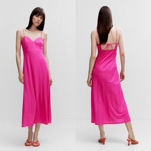 NWT Mango Side-Slit Dress